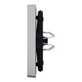 Merten Wippe für Wechselschalter, Kreuzschalter und Taster, einteilige Ausführung, lackiert edelstahl, Retail