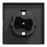 Merten Zentralplatte mit integriertem erhöhtem Berührungsschutz aus lackiertem Thermoplast anthrazit, Retail