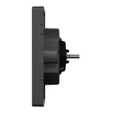 Merten Zentralplatte mit integriertem erhöhtem Berührungsschutz aus lackiertem Thermoplast anthrazit, Retail