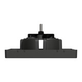 Merten Zentralplatte mit integriertem erhöhtem Berührungsschutz aus lackiertem Thermoplast anthrazit, Retail