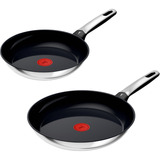  Pfannen-Set Edelstahl Emotion, 2-teilig
