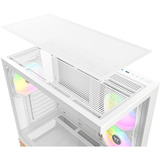 Thermaltake View 270 Plus WS ARGB , Tower-Gehäuse weiß/holz, Tempered Glass x 2, Holz-Struktur