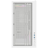 Thermaltake View 270 Plus WS ARGB , Tower-Gehäuse weiß/holz, Tempered Glass x 2, Holz-Struktur