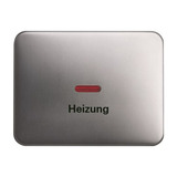 0 Wippe platin mit Aufdruck Heizung-Notschalter 1789 H-20 platin, Retail