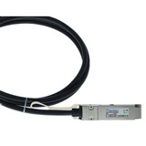 BlueOptics BlueLAN Direct Attach Kabel kompatibel zu Intel XLDACBL1 QSFP schwarz, 1 Meter