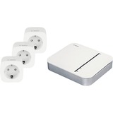 Bosch Smart Home Aktionspaket "Smartes Schalten", Set weiß, 3x Zwischenstecker Kompakt (BSP-FZ2), 1x Smart Home Controller