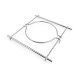 Broil King Wok-Ring aus Edelstahl, Halterung edelstahl, für Infrarotbrenner und Seitenkocher
