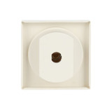 Busch-Jaeger Zentralscheibe mit Drehknopf für Jalousie, Abdeckung weiß, Retail