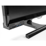 DeLOCK Externer USB 5 Gbps 3 Port Hub 2 x USB Typ-A, 1 x USB Type-C™ und 2 Slot Card Reader mit Feststellschraube, USB-Hub schwarz