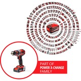 EINHELL Professional Akku-Schlagbohrschrauber TP-CD 18/50 Li-i BL, 18Volt rot/schwarz, 2x Li-Ionen Akku 2,0Ah