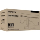 GIGABYTE G34WQC A, Gaming-Monitor 86 cm (34 Zoll), schwarz, WQHD, VA, Curved, Adaptive-Sync, HDR, 144Hz Panel