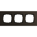 Gira Abdeckrahmen dreifach, Abdeckung braun, Retail