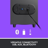 Logitech Z407, PC-Lautsprecher schwarz, Bluetooth