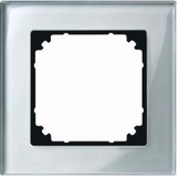 Merten Rahmen Glas einfach diamant/silber, Typ 489160, Schutzart IP20, Schlagfestigkeit IK02 Retail