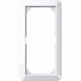 Merten Rahmen zweifach ohne Mittelsteg weiß (glänzend), Retail