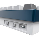 Montech MK PRO 75, Gaming-Tastatur blau/weiß, DE-Layout, Gateron G Pro 3.0 Yellow