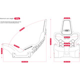 Next Level Racing Elite Formula Sim Racing Seat NLR-E061, Rennschalensitz schwarz