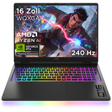 OMEN OMEN MAX 16-ak0174ng, Gaming-Notebook schwarz, AMD Ryzen AI 7 350, NVIDIA GeForce RTX 5070 Ti, 32 GB DDR5, 1 TB (1 TB null), ohne Betriebssystem