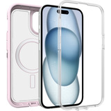 Otterbox Defender XT, Handyhülle schwarz/rosa, iPhone 16e/15/14/13, MagSafe