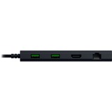 Razer USB-C Dock - Schwarz, Dockingstation schwarz, USB-A, USB-C, Gigabit LAN, HDMI, PD