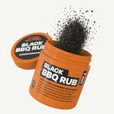 SizzleBrothers Black BBQ Rub, Gewürz 105 g, Streudose