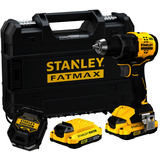 Stanley Akku-Bohrschrauber (SFMCD714D2T-QW), 18Volt schwarz/gelb, 2x Li-Ion-Akku 2,0Ah, Pro-Stack Koffer
