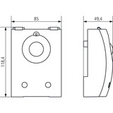 Theben Dämmerungsschalter LUNA 126 star E AN schwarz, 1 Kanal, Mit integriertem Lichtsensor