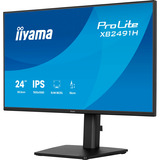 iiyama ProLite XB2491H-B1, LED-Monitor 60.5 cm (23.8 Zoll), schwarz (matt), FullHD, IPS, HDMI, DP, ergonomischer Standfuß, 120Hz Panel