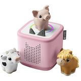 tonies Toniebox 2 Rosa Starter Set My First Tonies Bauernhof, Lautsprecher 