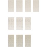 Bosch Professional Expert M480 Netzstruktur-Schleifblatt-Set 115 x 230mm, K80 / 120 / 180 10-teilig, für Schwingschleifer