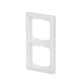 Busch-Jaeger Rahmen 2-fach mit senkrechter Beschriftung weiß, Retail