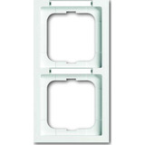 Busch-Jaeger Rahmen 2-fach mit senkrechter Beschriftung weiß, Retail