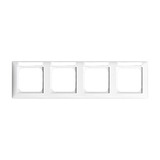 Busch-Jaeger Rahmen vierfach 1734 NS-914 weiß, Retail