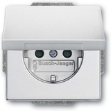 Busch-Jaeger Schutzkontakt Steckdosen Einsatz 20 EUKBR-83 aluminium, Retail