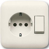 Busch-Jaeger Steckdose weiß, Retail