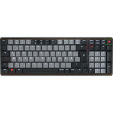 CHERRY KW 550 MX LP, Tastatur schwarz/grau, DE-Layout, Cherry MX Low Profile 2.0 Ivory