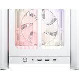 Corsair FRAME 4000X RS White, Tower-Gehäuse weiß, Tempered Glass