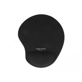 DeLOCK Ergonomisches Mauspad mit Gel Handballenauflage schwarz