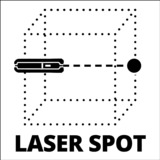 EINHELL Lasernivelliergerät TC-LL 1, Linienlaser schwarz/rot, rote Laserlinie, mit Wasserwaage