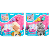 Just Play Newborns interaktive Plüschtiere 13 Zentimeter mit Bewegungs- und Soundfunktion Kätzchen oder Hündchen sortiert, Elektrohaustier 