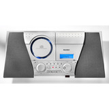 Karcher MC 6550 (N), Kompaktanlage silber/grau, Top-Loading-CD/MP3-Player, Kassettenplayer, Radio