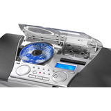 Karcher MC 6550 (N), Kompaktanlage silber/grau, Top-Loading-CD/MP3-Player, Kassettenplayer, Radio