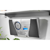 Karcher MC 6550 (N), Kompaktanlage silber/grau, Top-Loading-CD/MP3-Player, Kassettenplayer, Radio