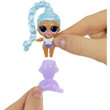 MGA Entertainment L.O.L. Surprise Mermaids! Makeover Magic Baby Sisters, Spielfigur sortierter Artikel, eine Figur