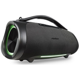 Medion Life P61768 Tragbarer Bluetooth Lautsprecher XL anthrazit, Bluetooth, Dual Illuminated, Lightstrip,Integrierte Powerbank
