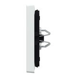 Merten Wippe Lotos Weiß Rollladenschalter Typ MEG3855-6035, einteilige Wippe, glänzend weiß (glänzend), Retail