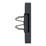 Merten Zentralplatte Zugschalter und Taster Einsatz anthrazit, Retail