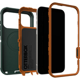 Otterbox Defender Pro, Handyhülle dunkelgrün/orange, iPhone 17 Pro Max, MagSafe