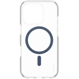 PanzerGlass Urban Combat Case, Handyhülle transparent/blau, iPhone 16 Pro, MagSafe