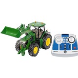 SIKU CONTROL32 John Deere 7310R mit Frontlader und Bluetooth-Fernsteuermodul, RC grün, 1:32